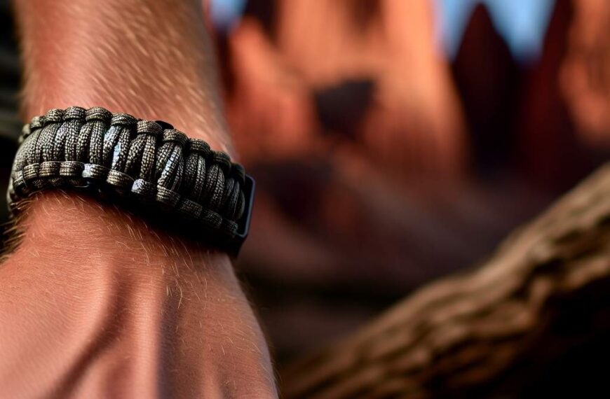 Bracelet paracorde montre: robustesse et polyvalence pour les activités extérieures