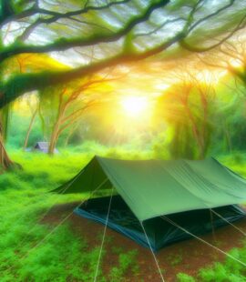 Camping léger: pourquoi choisir un abri tarp ?