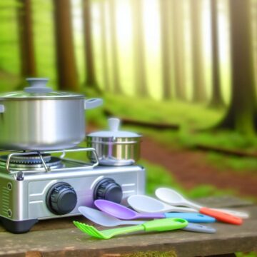 Guide équipement camping: cuisine légère et durable