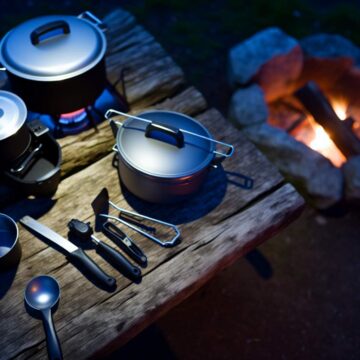 Ustensiles camping: top choix pour cuisiner dehors