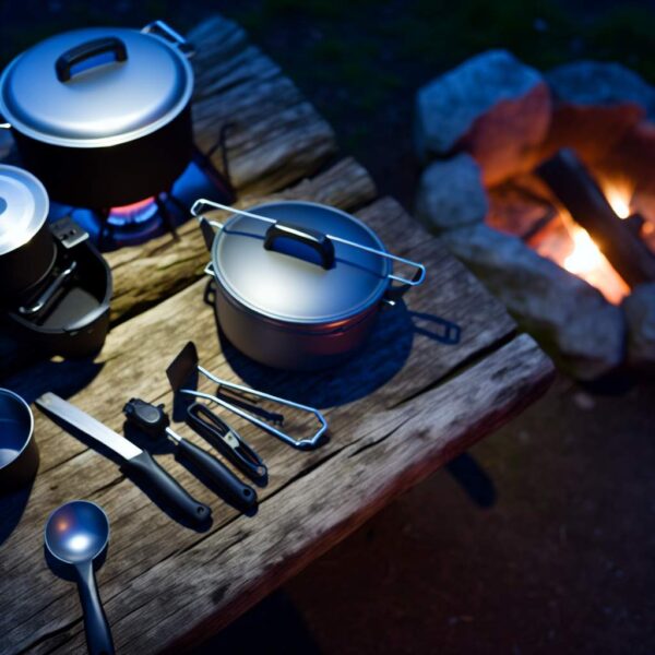 Ustensiles camping: top choix pour cuisiner dehors